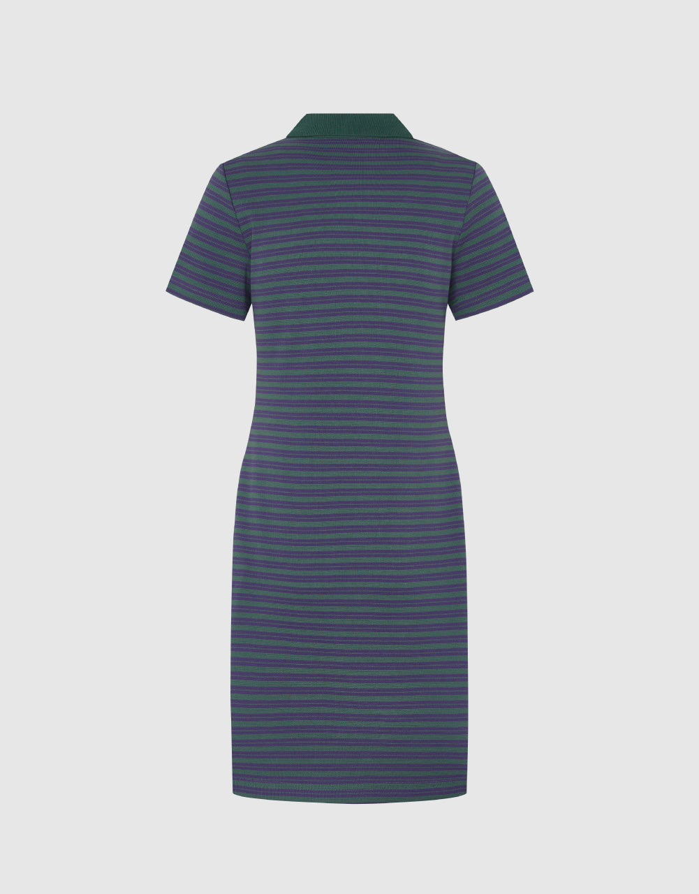 Stripe Polo Straight Dress