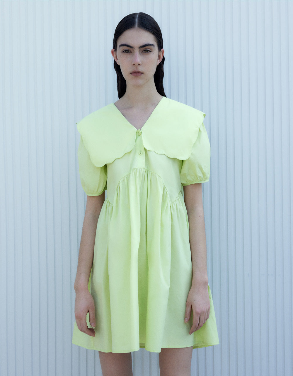Lapel Midi Dress