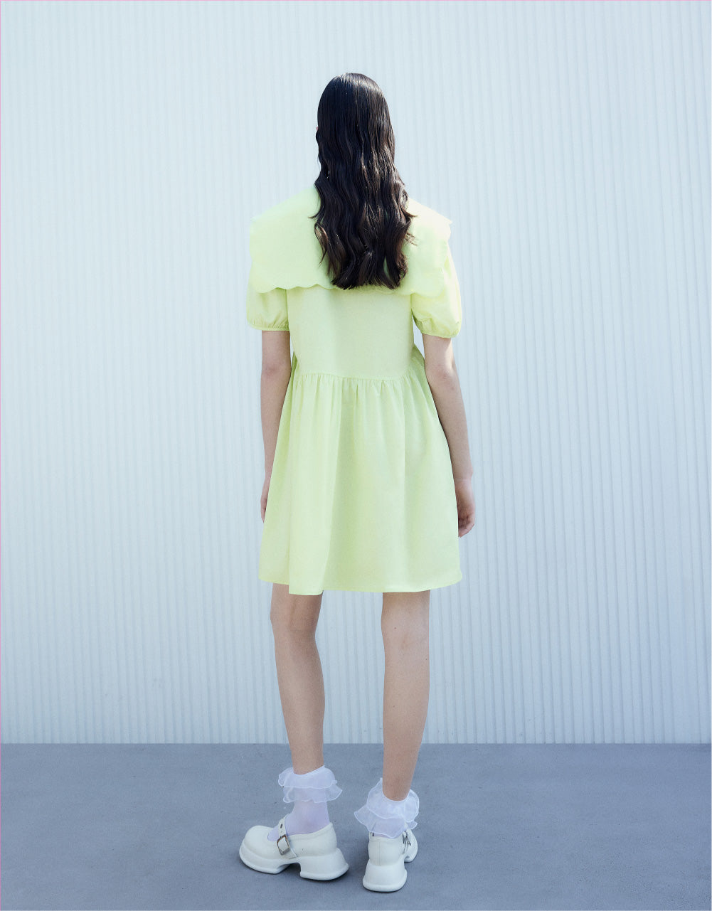 Lapel Midi Dress