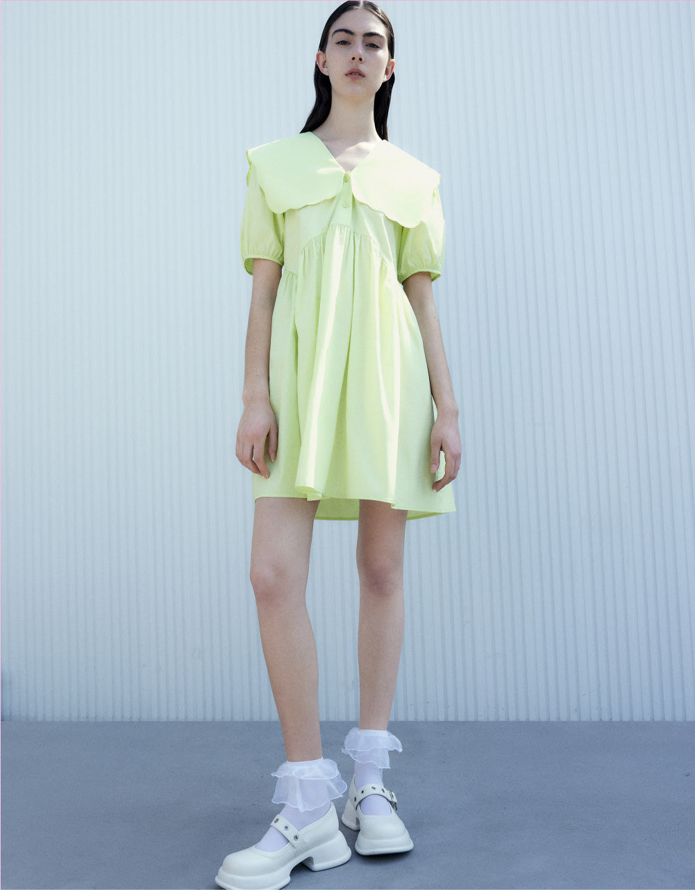 Lapel Midi Dress