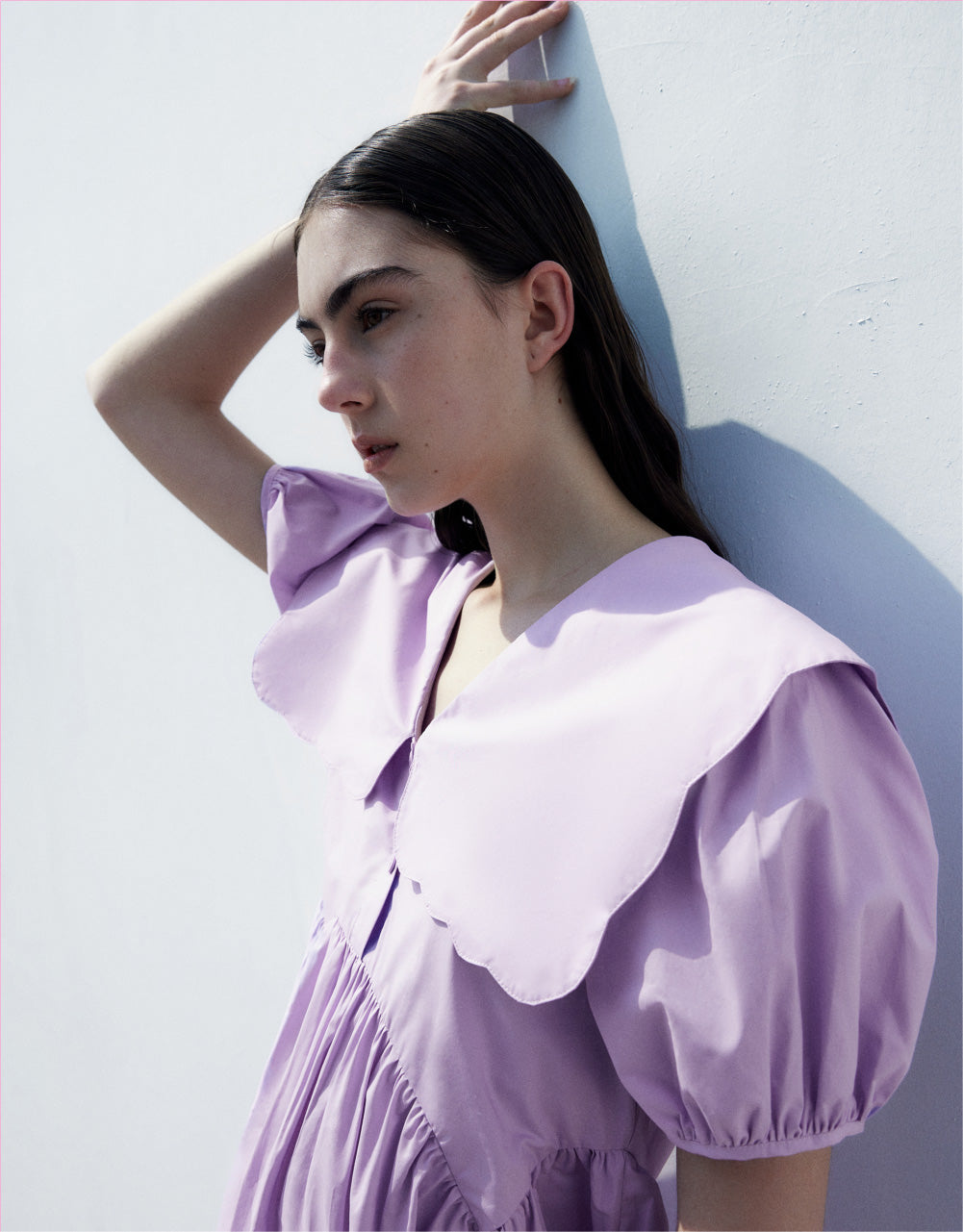Lapel Midi Dress