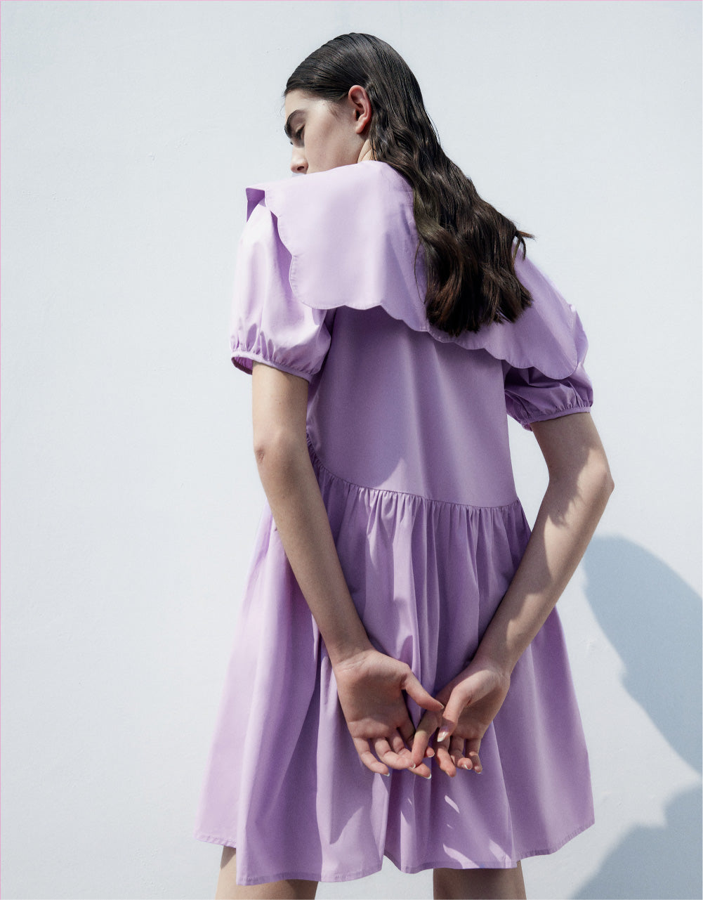 Lapel Midi Dress