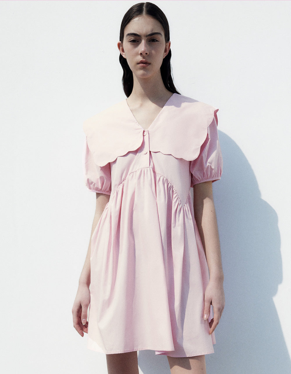 Lapel Midi Dress