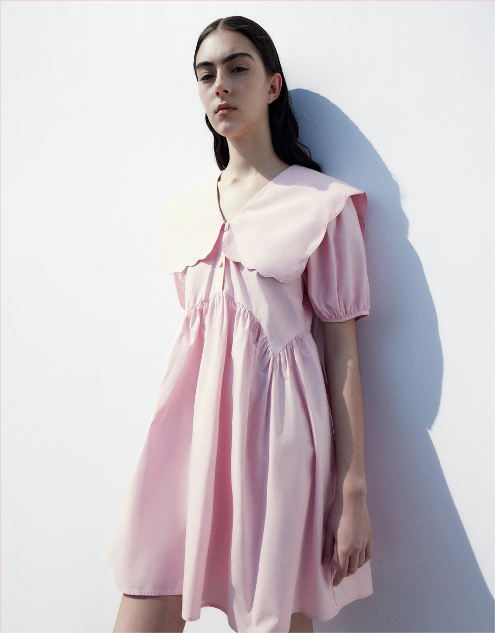 Lapel Midi Dress