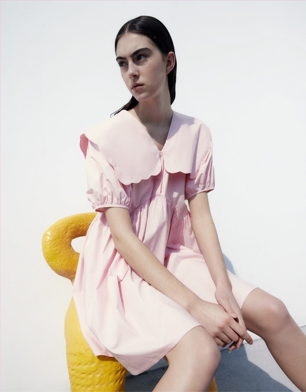 Lapel Midi Dress