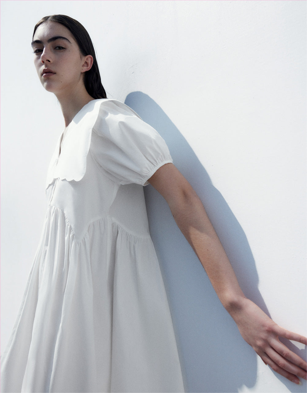 Lapel Midi Dress