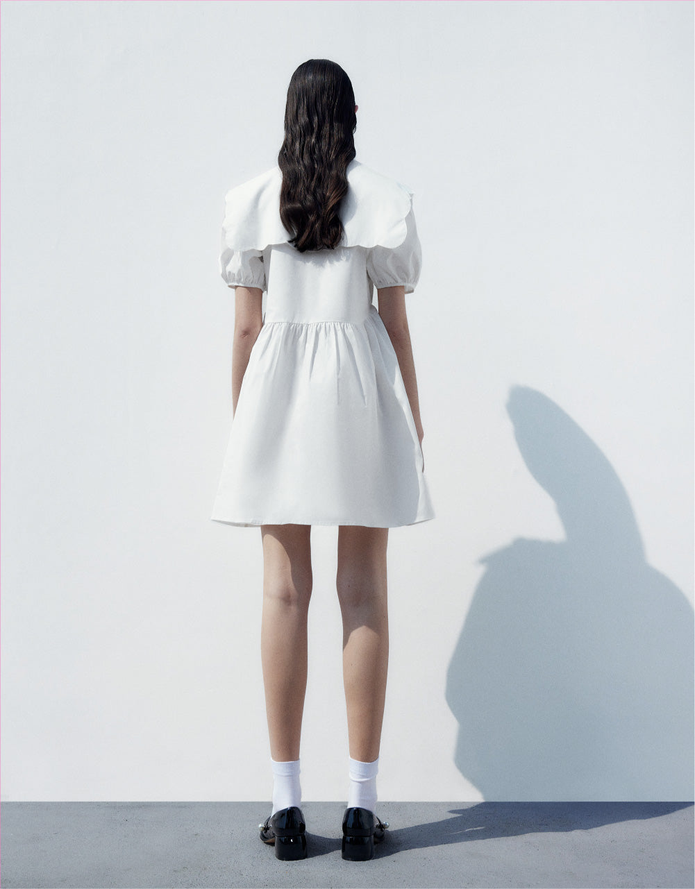 Lapel Midi Dress