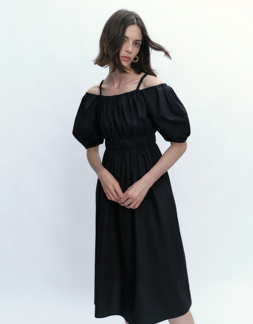 Off-Shoulder A-Line Dress