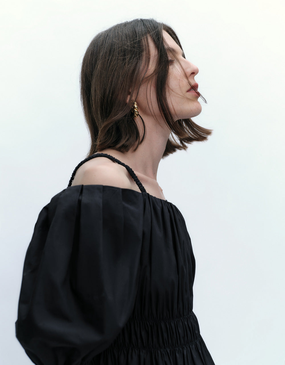 Off-Shoulder A-Line Dress