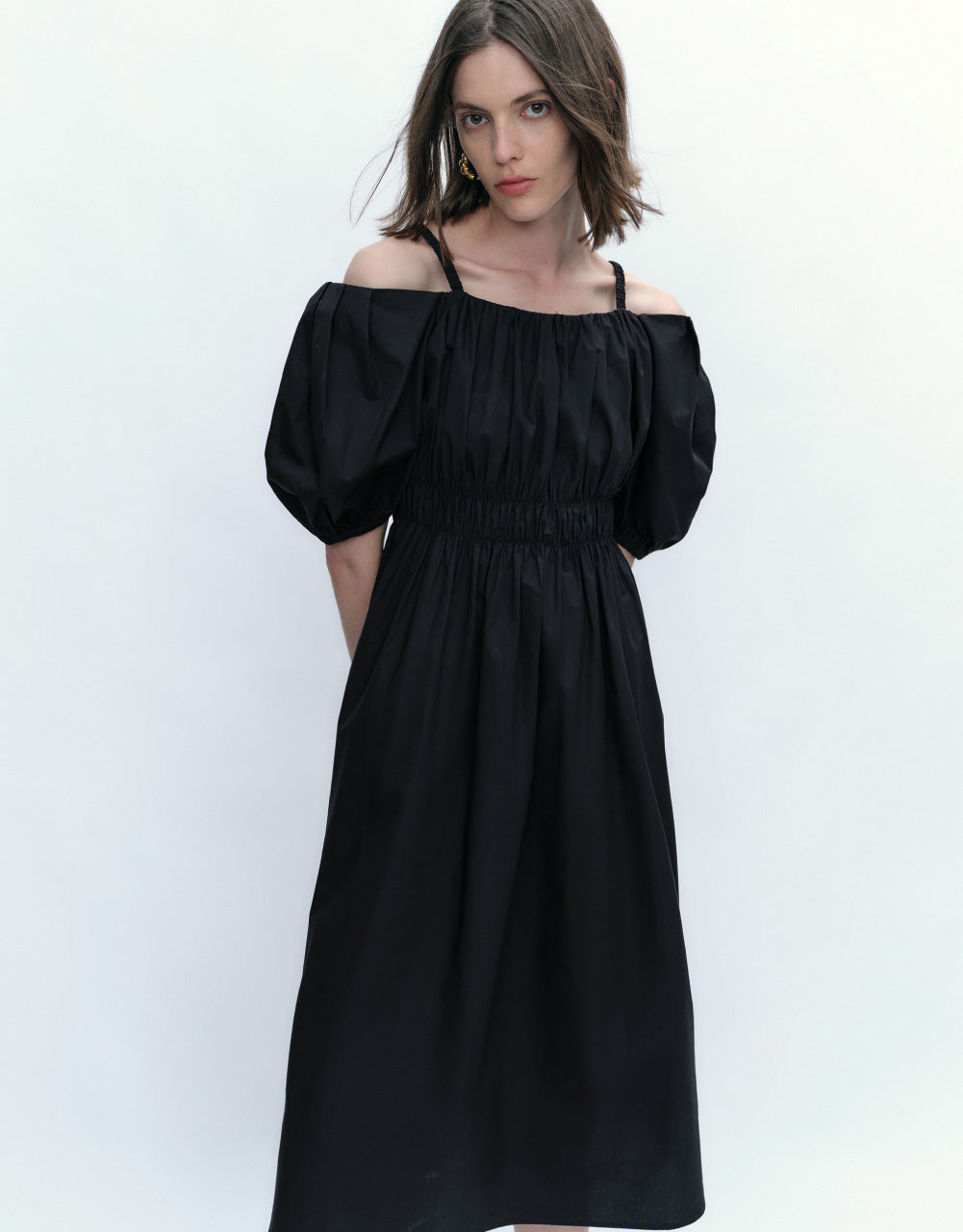 Off-Shoulder A-Line Dress