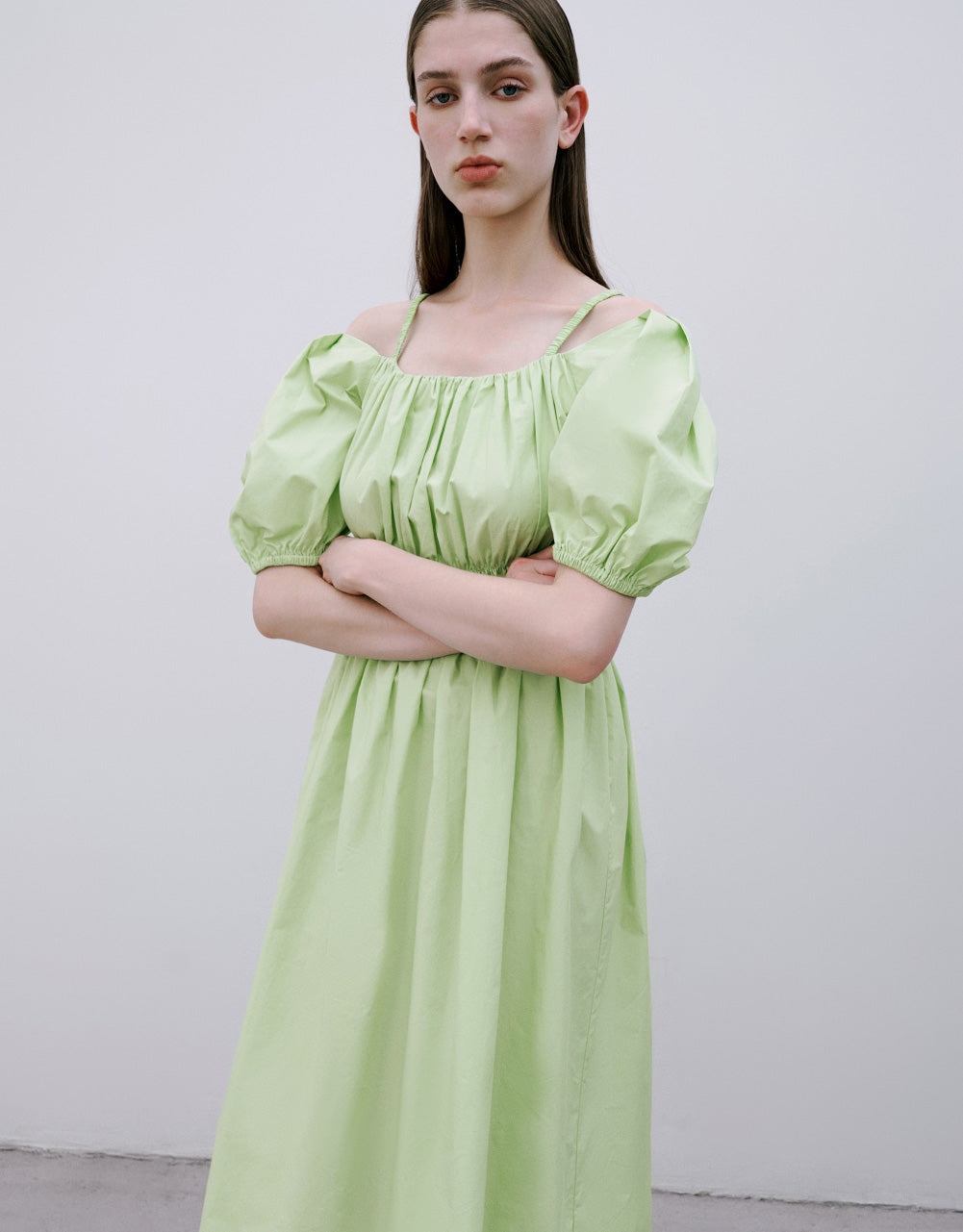Off-Shoulder A-Line Dress