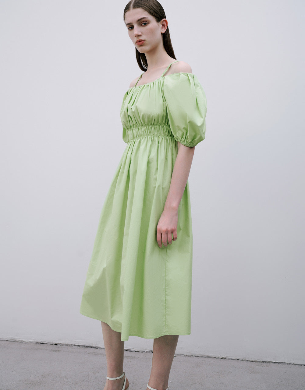 Off-Shoulder A-Line Dress