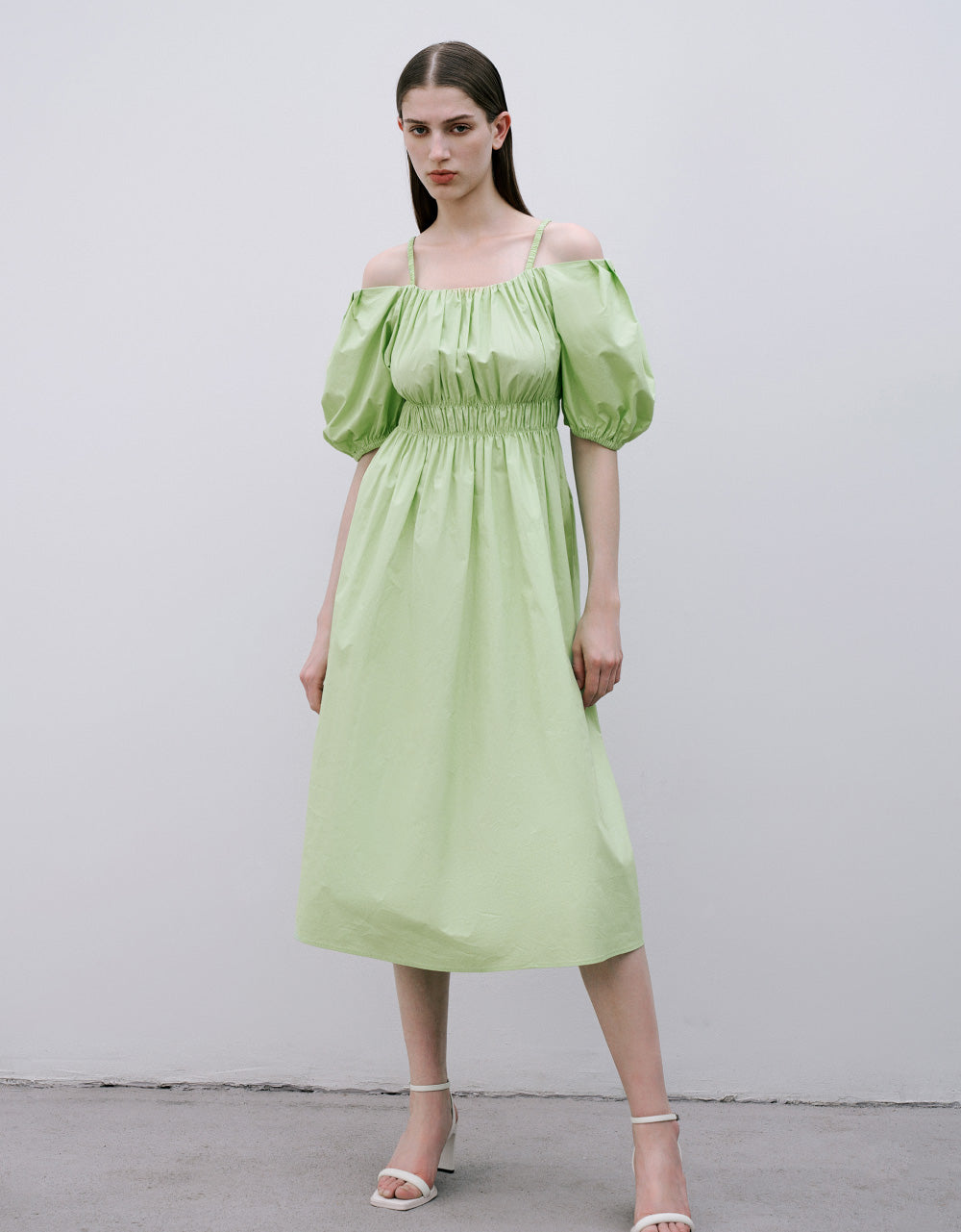 Off-Shoulder A-Line Dress