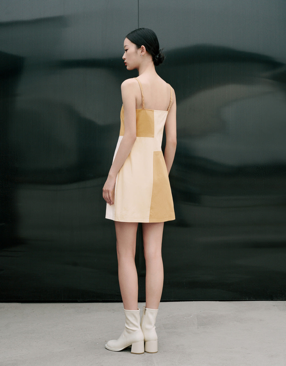 Color Blocks Sleeveless Dress