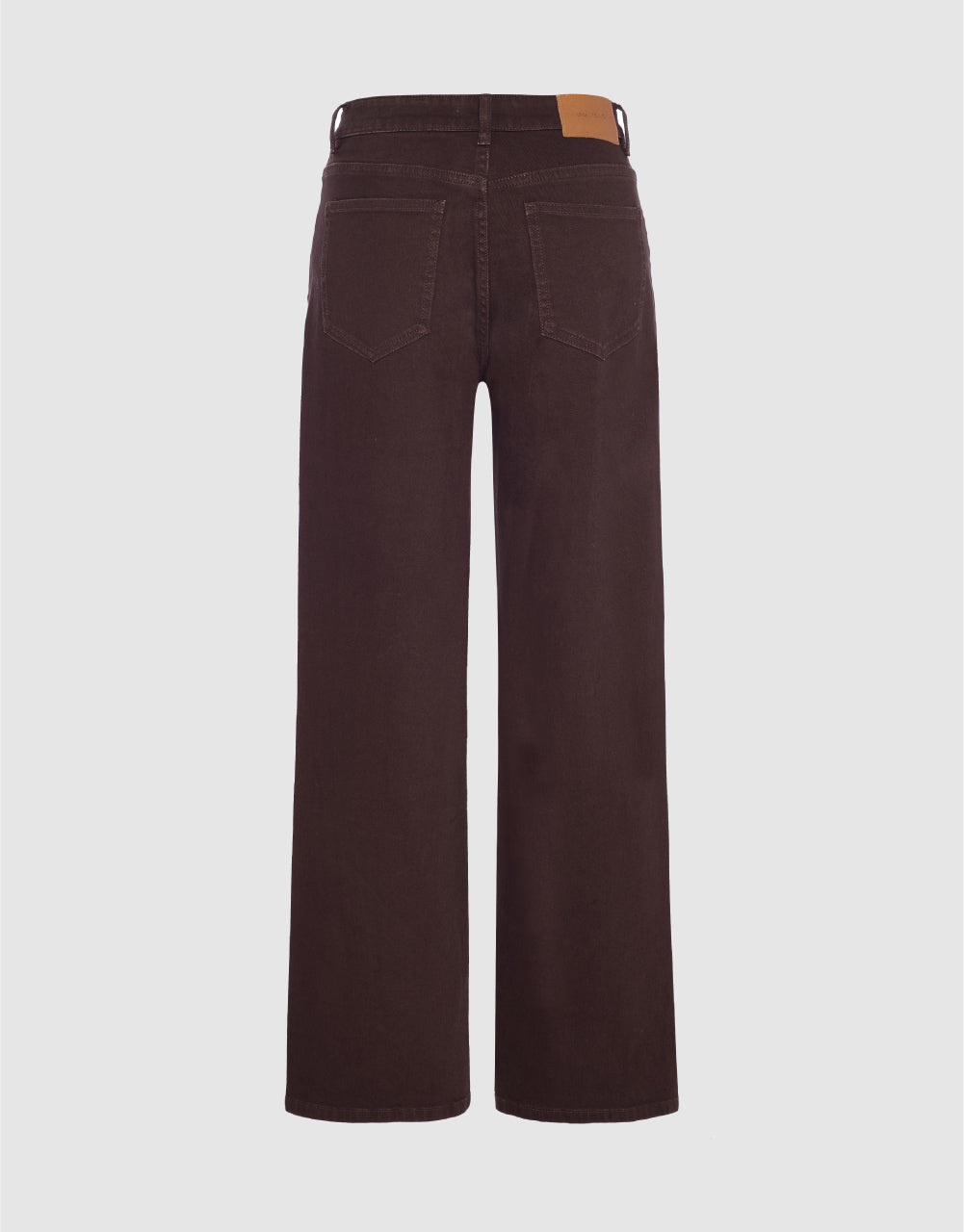 Mid Waist Straight Jeans
