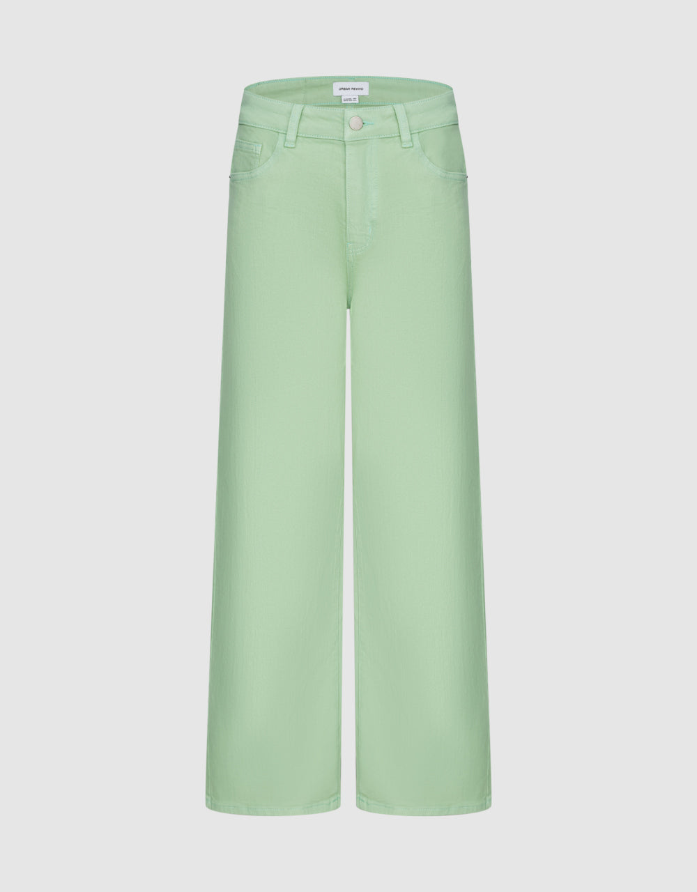 Mid-Waist Wide-Leg Jeans