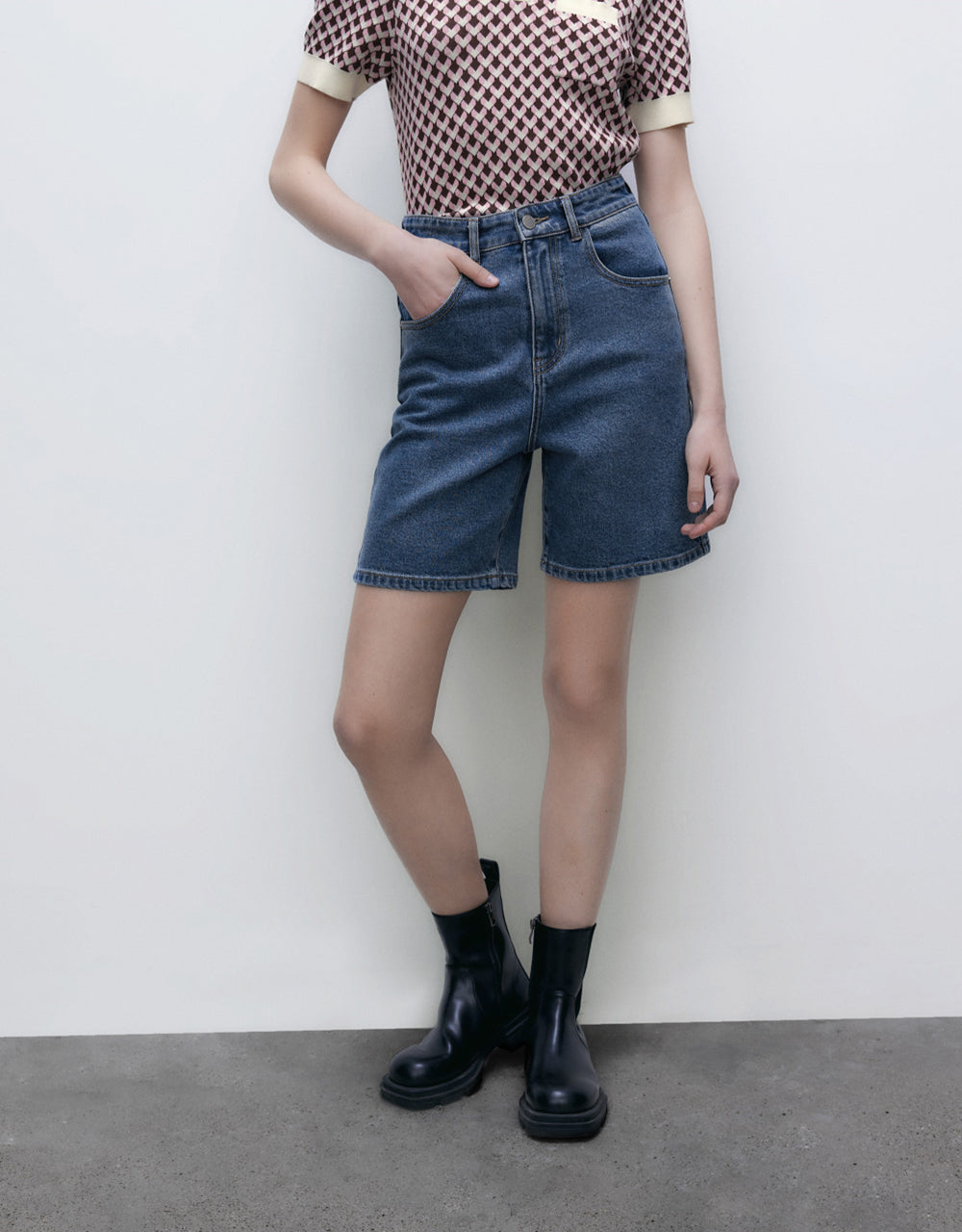 Regular Denim Shorts