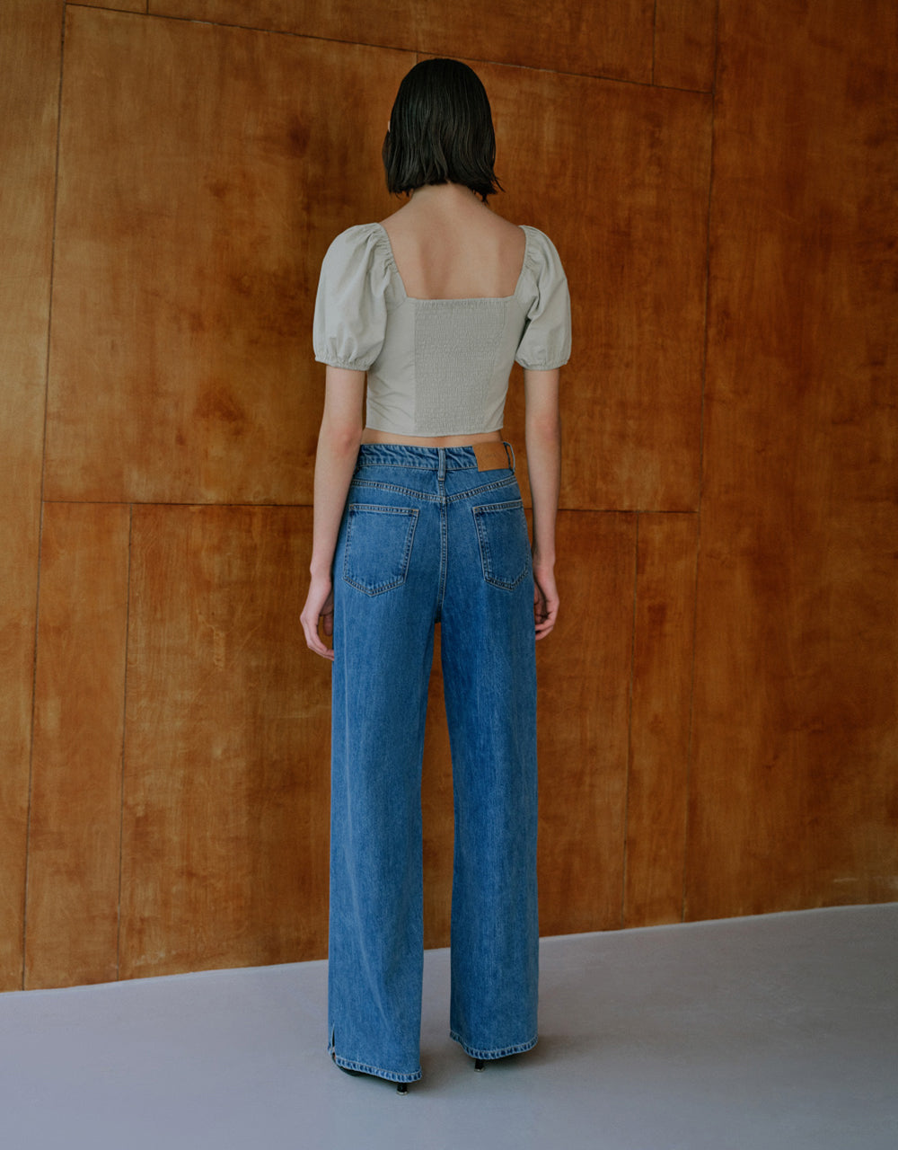 Mid-Waist Loose Jeans