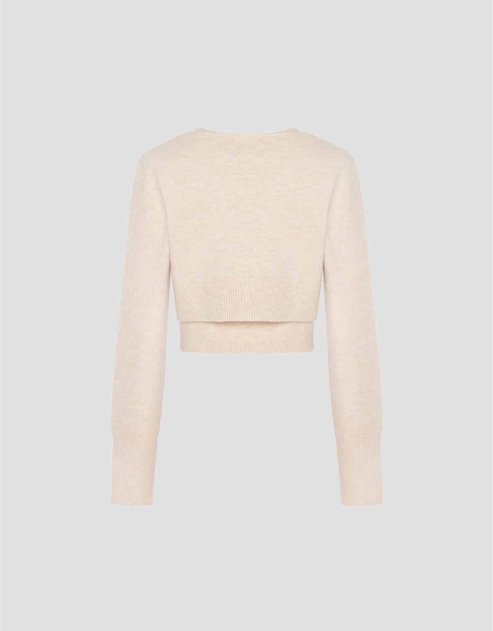 2 Pieces Set Cropped Cardigan