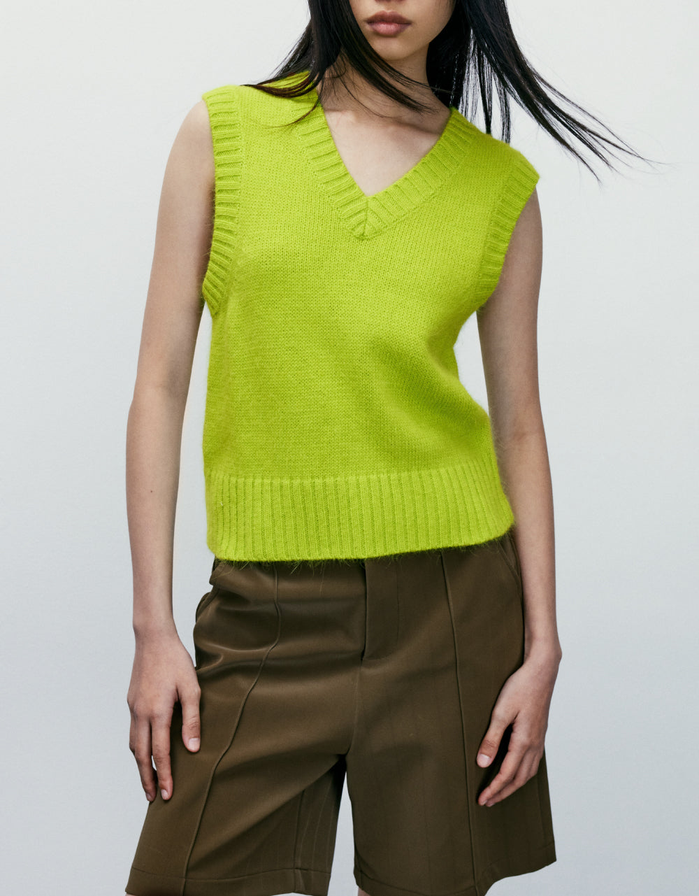 Fluffy Knit Vest