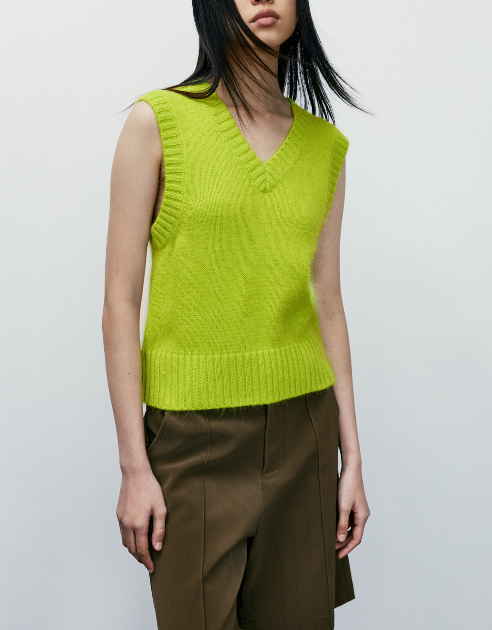 Fluffy Knit Vest