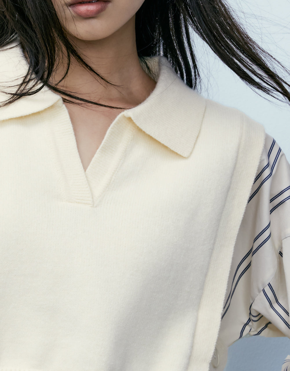 Combination Knit-Tshirt