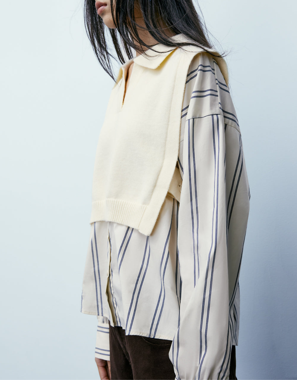 Combination Knit-Tshirt