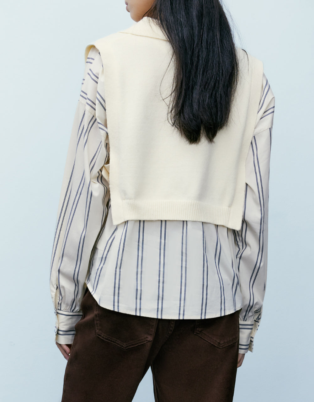 Combination Knit-Tshirt