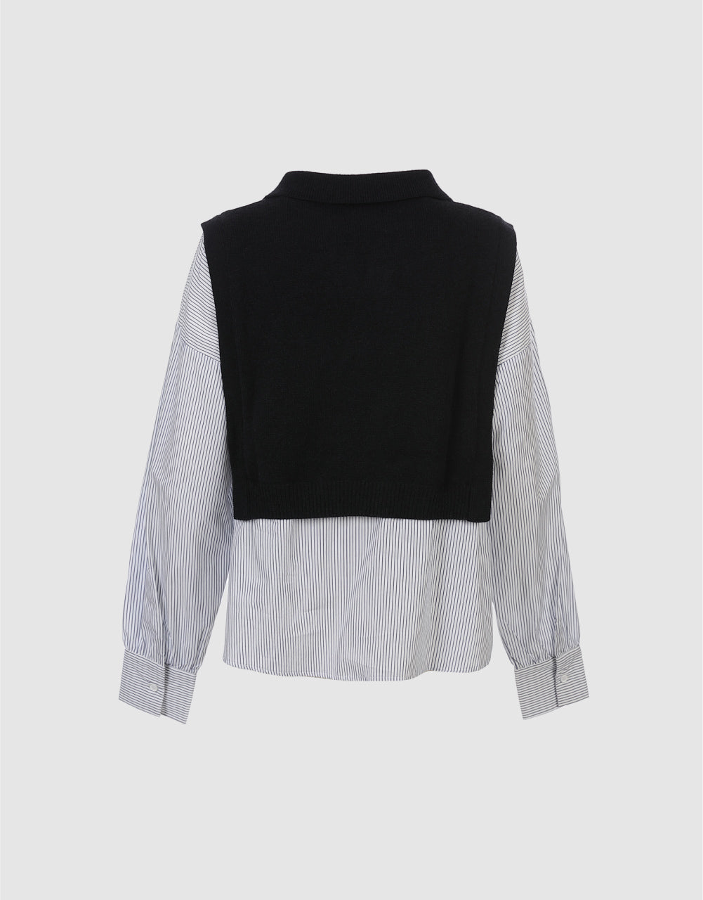 Combination Knit T-shirt