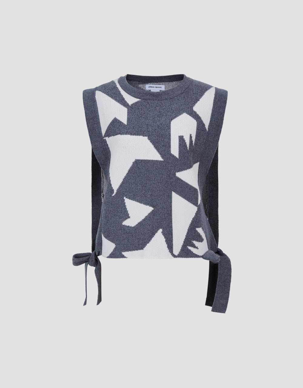 Printed Knit Vest