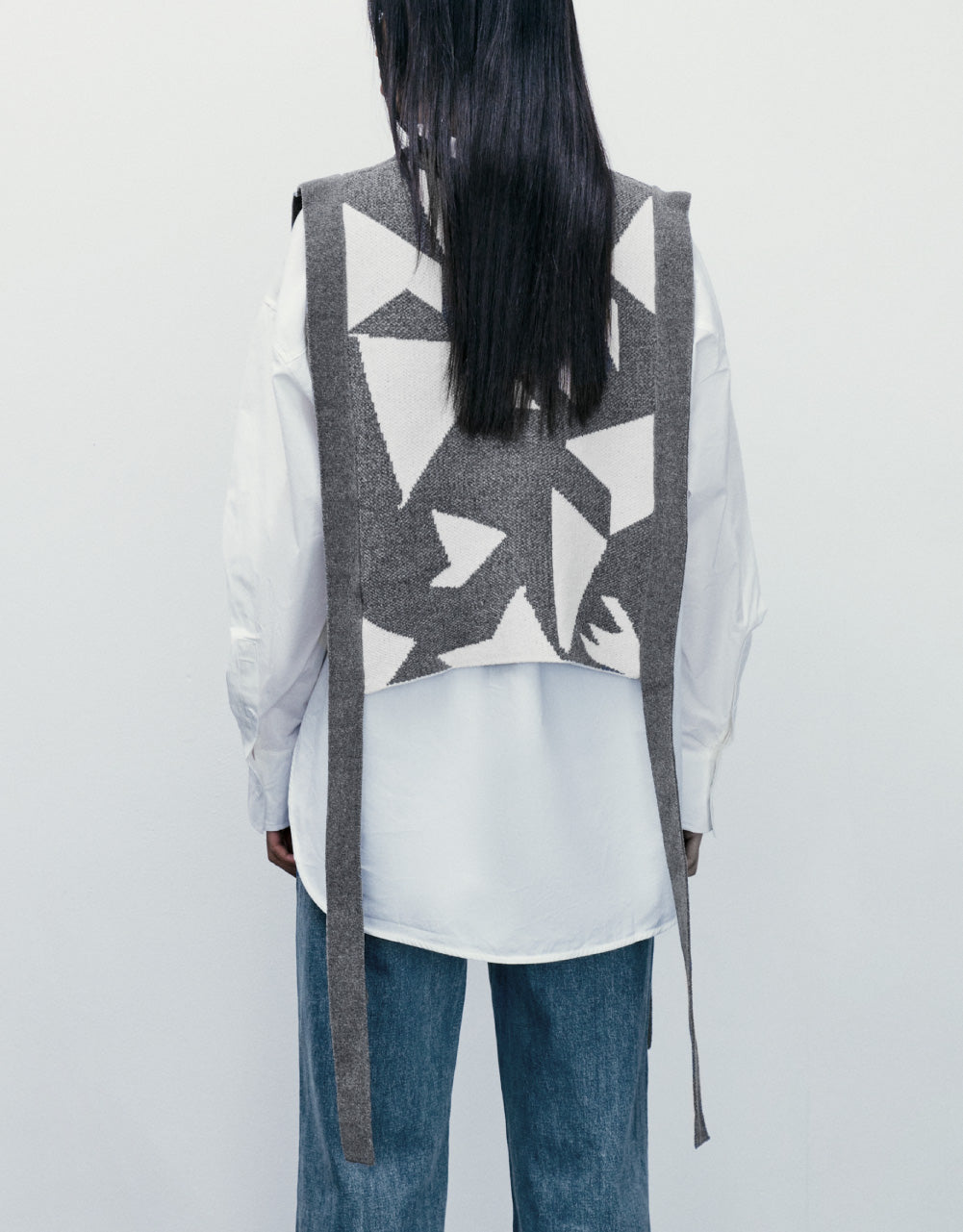 Printed Knit Vest