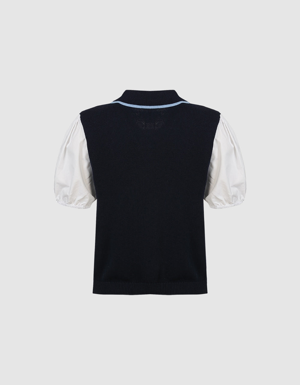 Standard Sleeve Polo Knitted T-Shirt
