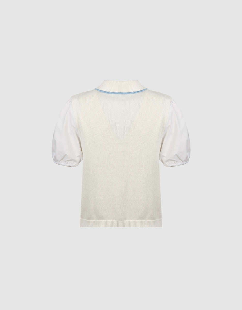 Standard Sleeve Polo Knitted T-Shirt