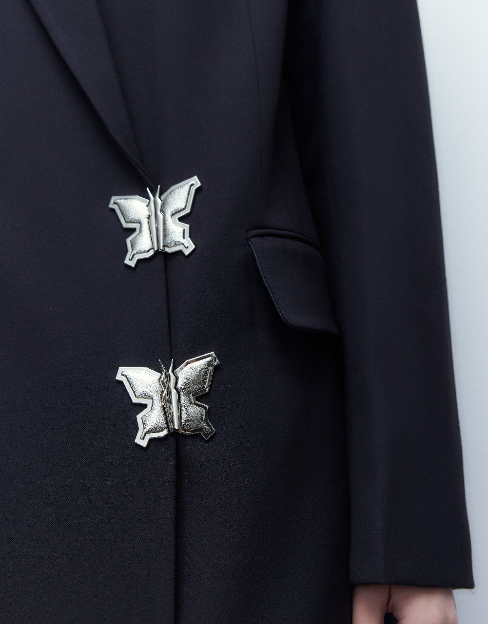 Butterfly Buckle Tailored Blazer