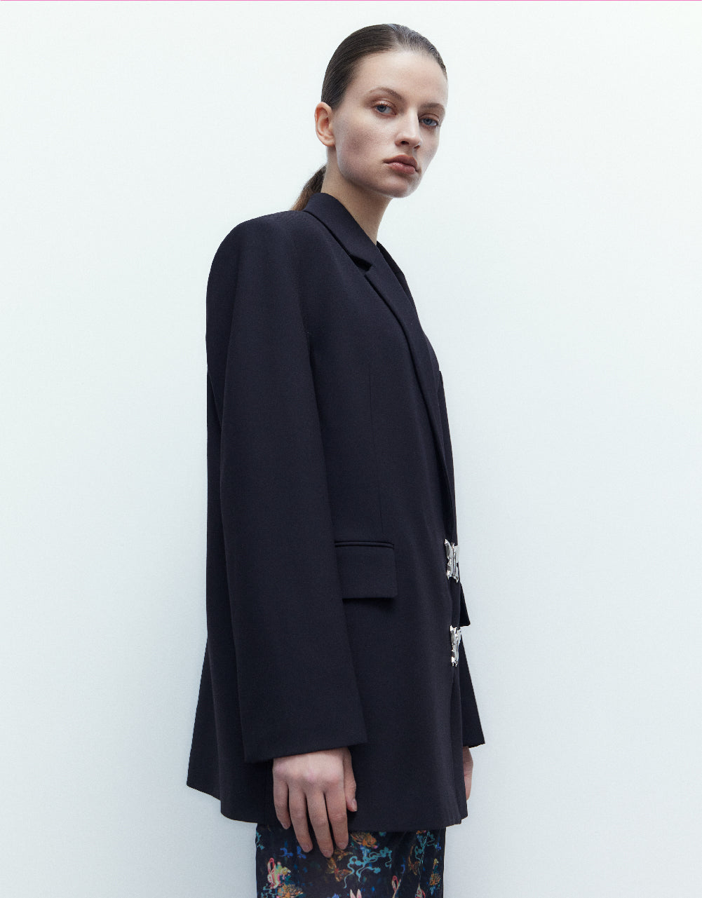 Butterfly Buckle Tailored Blazer