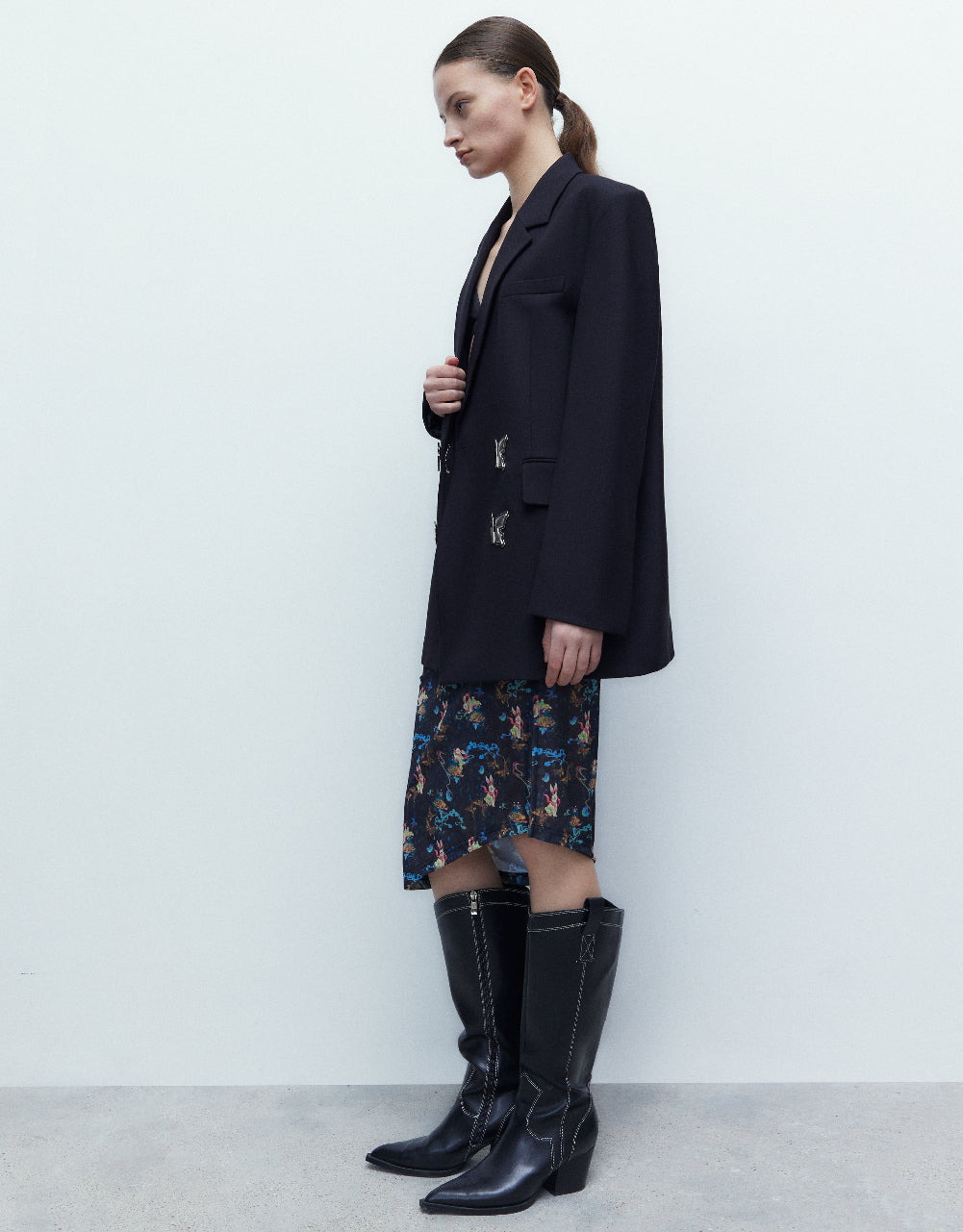 Butterfly Buckle Tailored Blazer