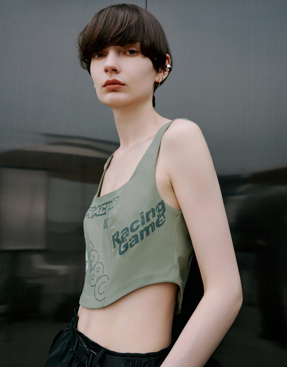 Racer U Neck Cami Top