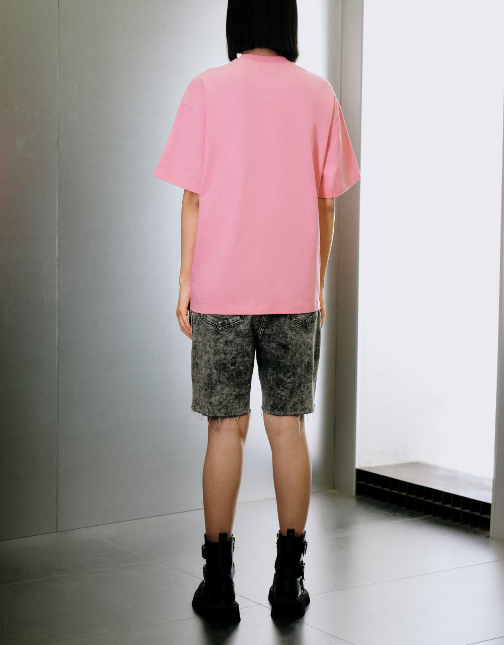 Printed Crew Neck Loose T-Shirt