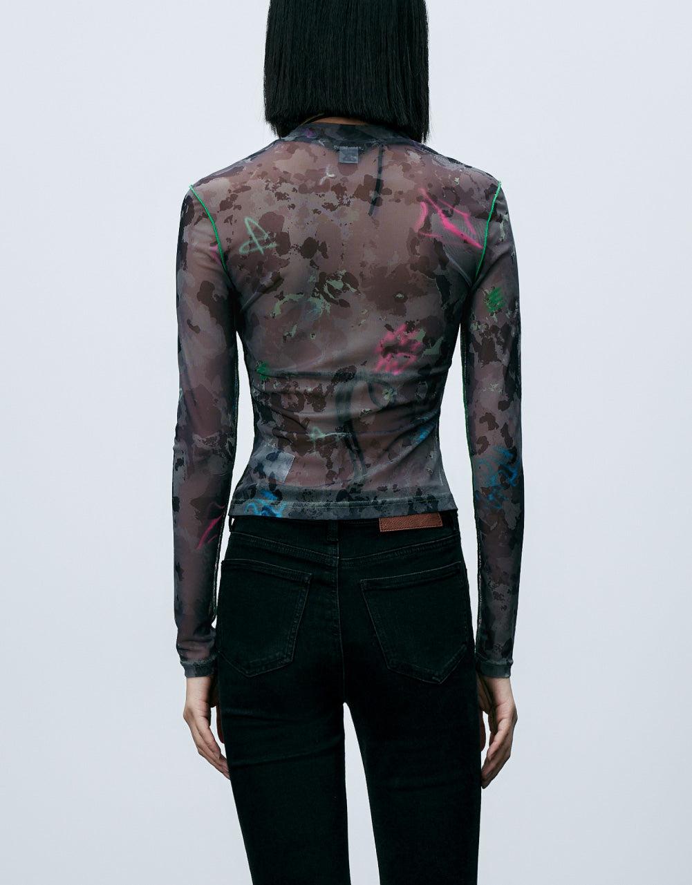 Crew Neck Graffiti T-Shirt