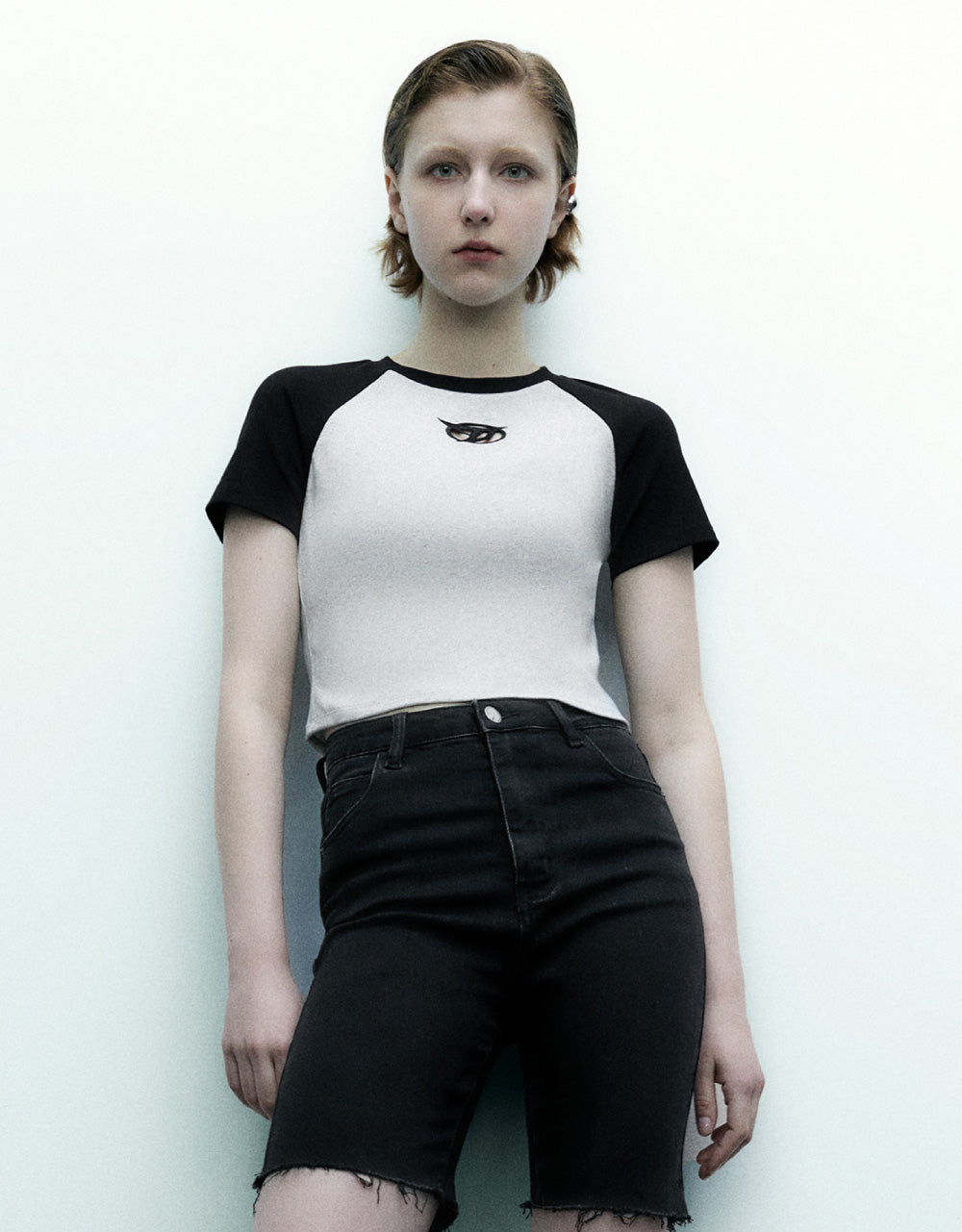 Contrast Crew Neck T-Shirt