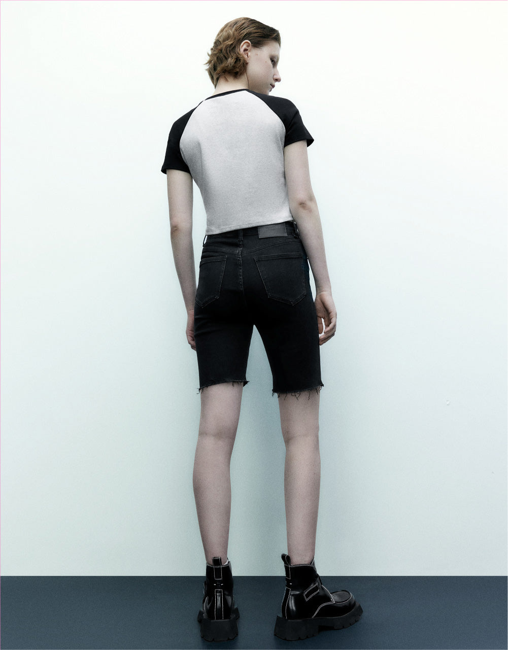 Contrast Crew Neck T-Shirt