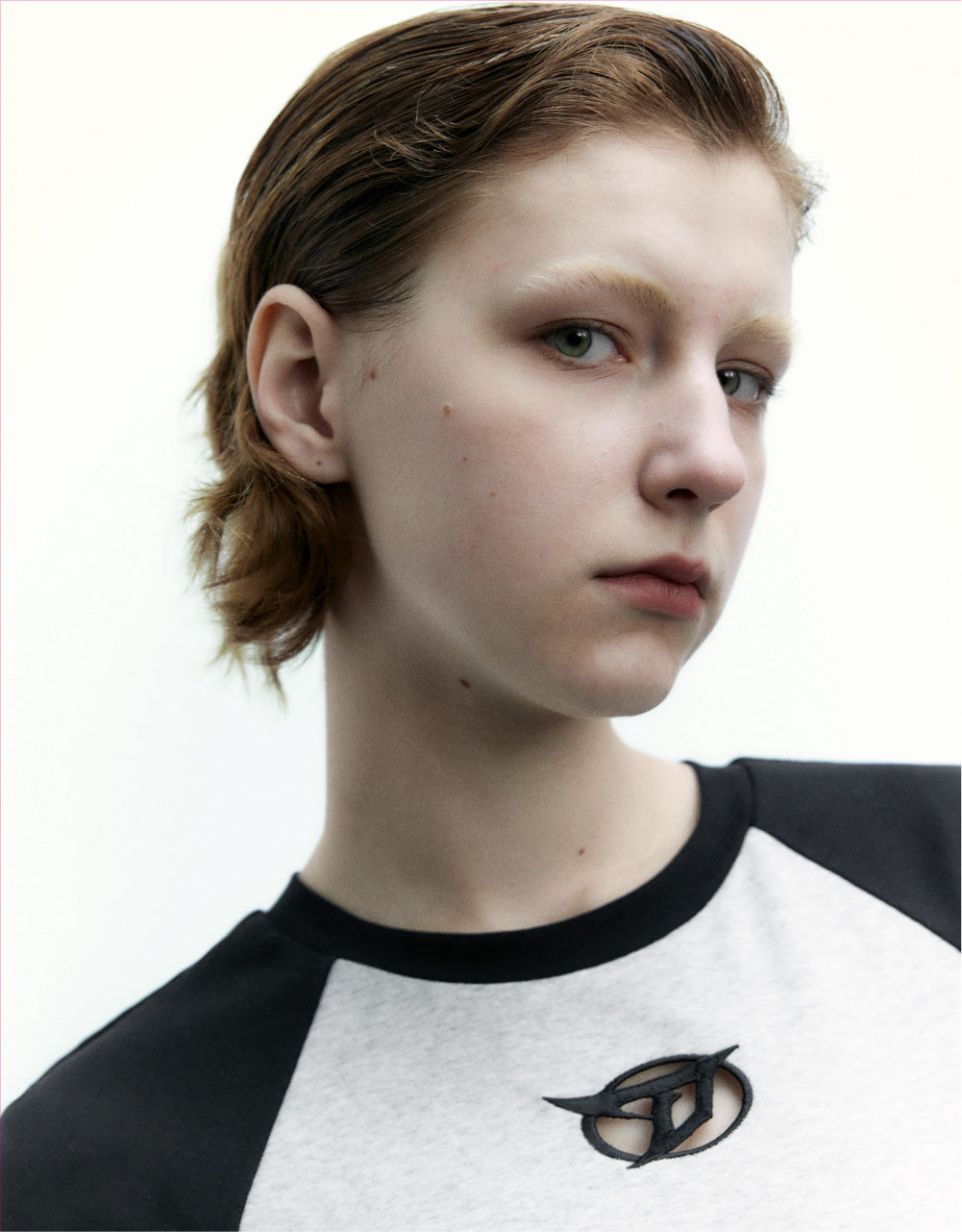 Contrast Crew Neck T-Shirt