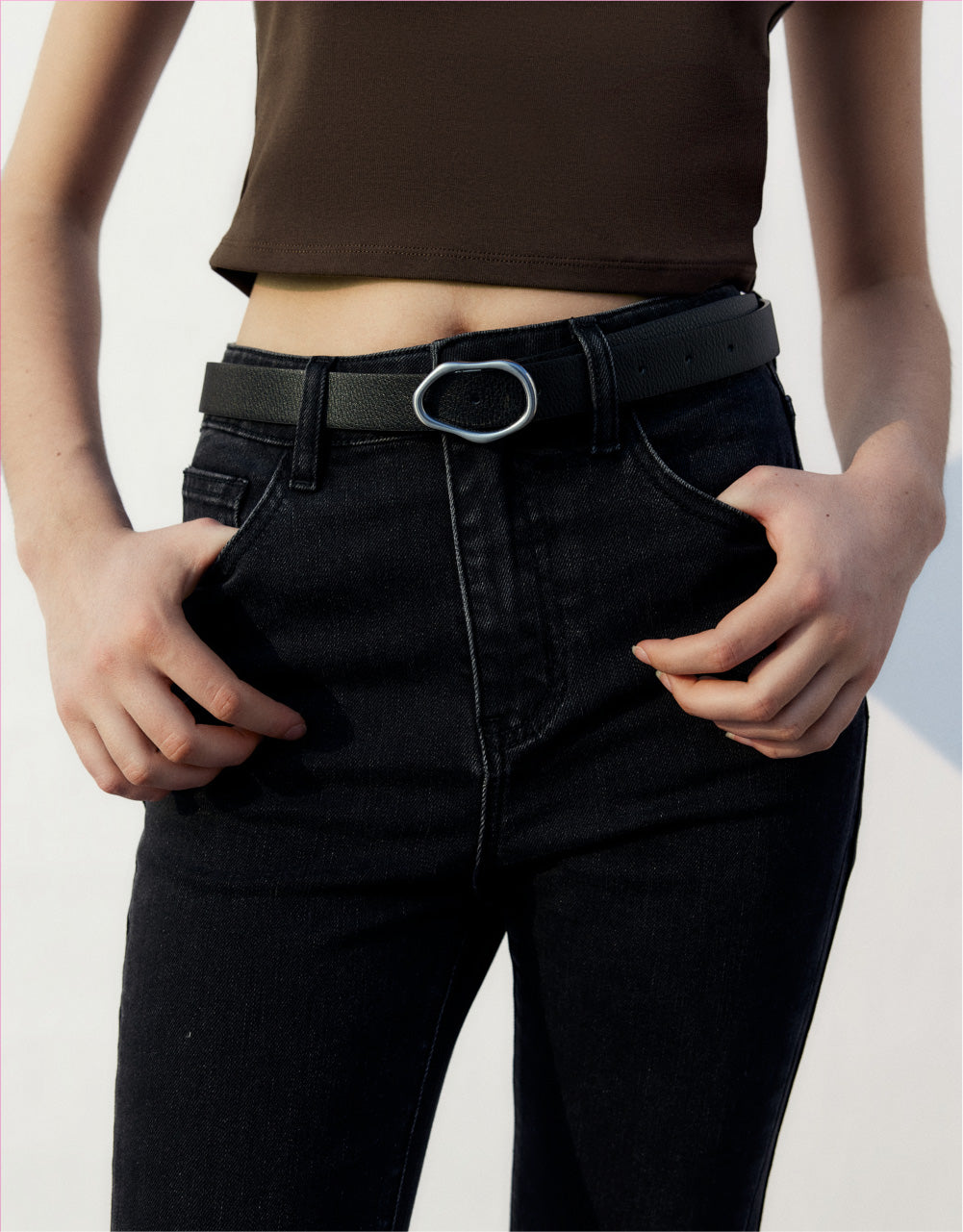 Contrast Crew Neck T-Shirt