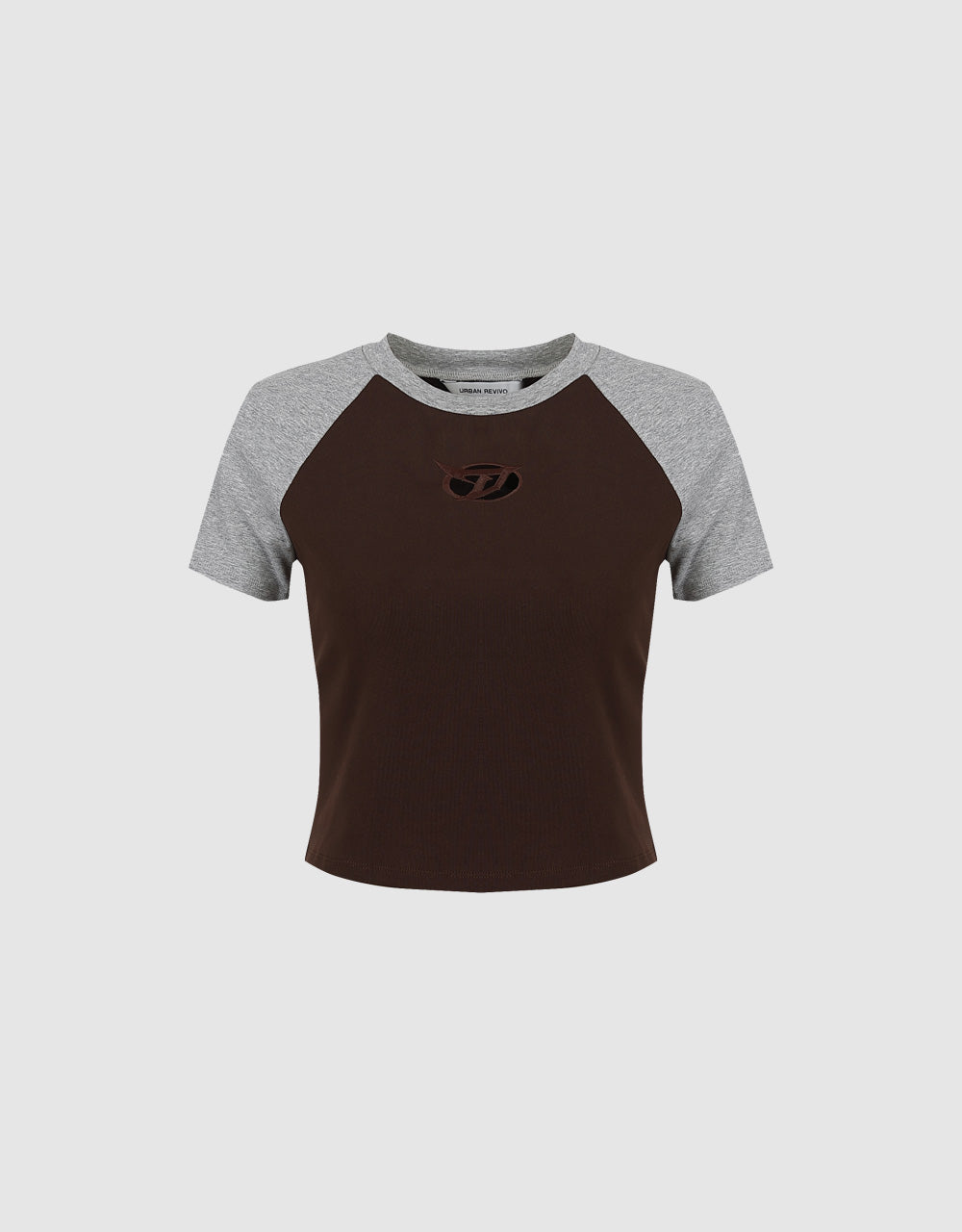 Contrast Crew Neck T-Shirt