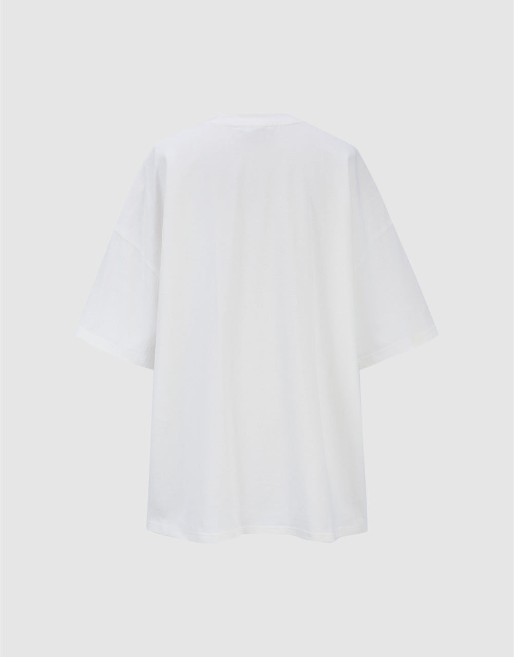 Racer Printed Crew Neck Loose T-Shirt