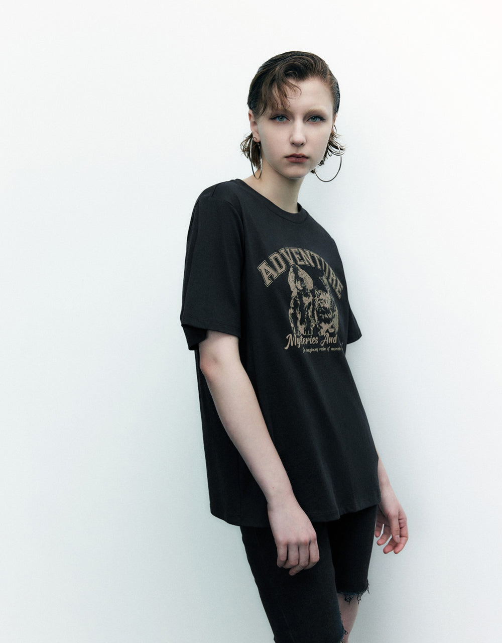 Animals Print Crew Neck T-Shirt