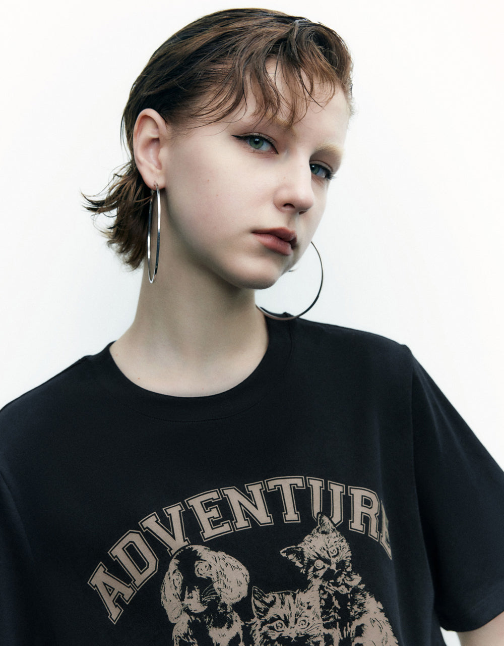 Animals Print Crew Neck T-Shirt
