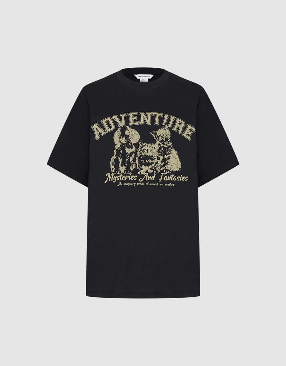 Animals Print Crew Neck T-Shirt