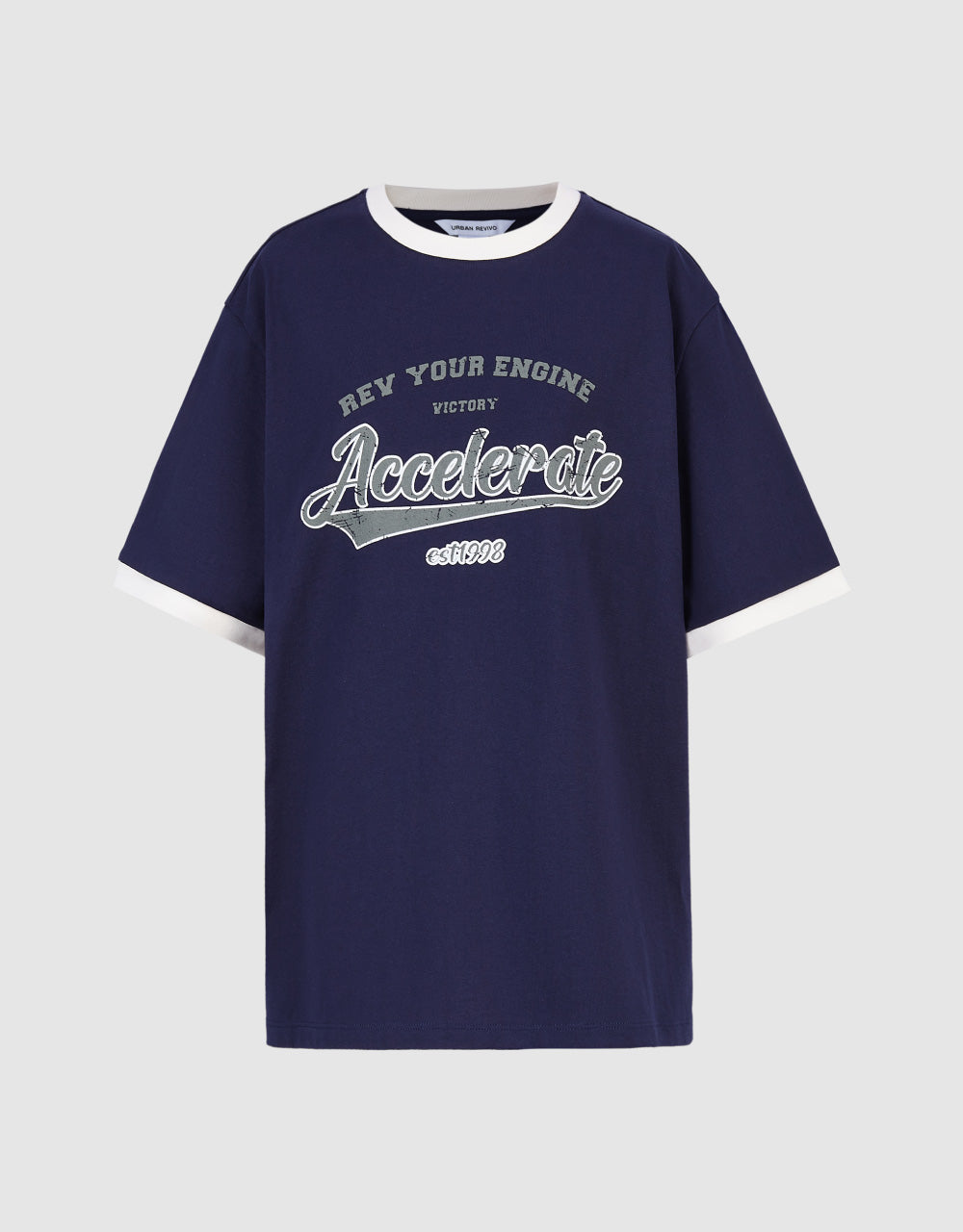 Graphic Crew Neck Loose T-Shirt