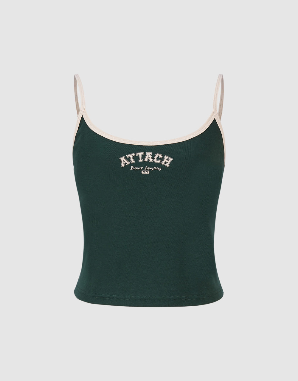 Letters Cropped Tank Top